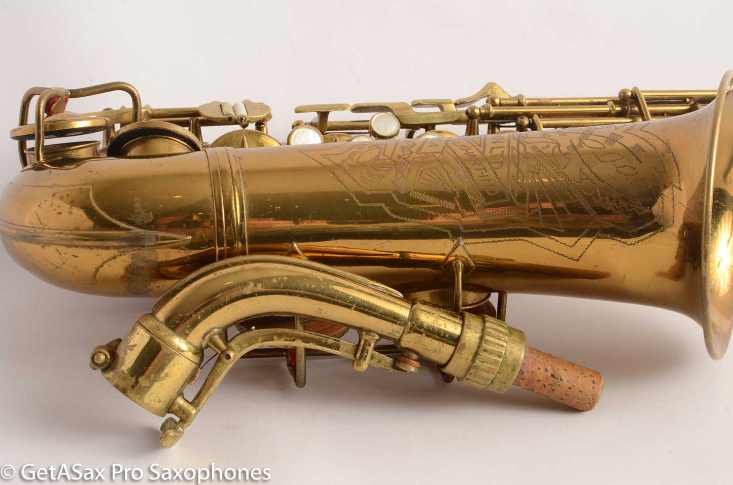 Conn 6M Transitional Art Deco Alto Saxophone 247105 Great Shape 1931