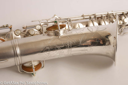 Conn 8M C Melody Unbelievable Condition Fresh Overhaul Original Silver Naked Lady 274636