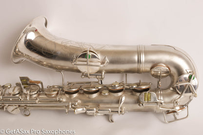 Conn 8M C Melody Unbelievable Condition Fresh Overhaul Original Silver Naked Lady 274636