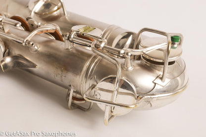 Conn 8M C Melody Unbelievable Condition Fresh Overhaul Original Silver Naked Lady 274636