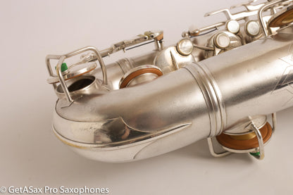 Conn 8M C Melody Unbelievable Condition Fresh Overhaul Original Silver Naked Lady 274636