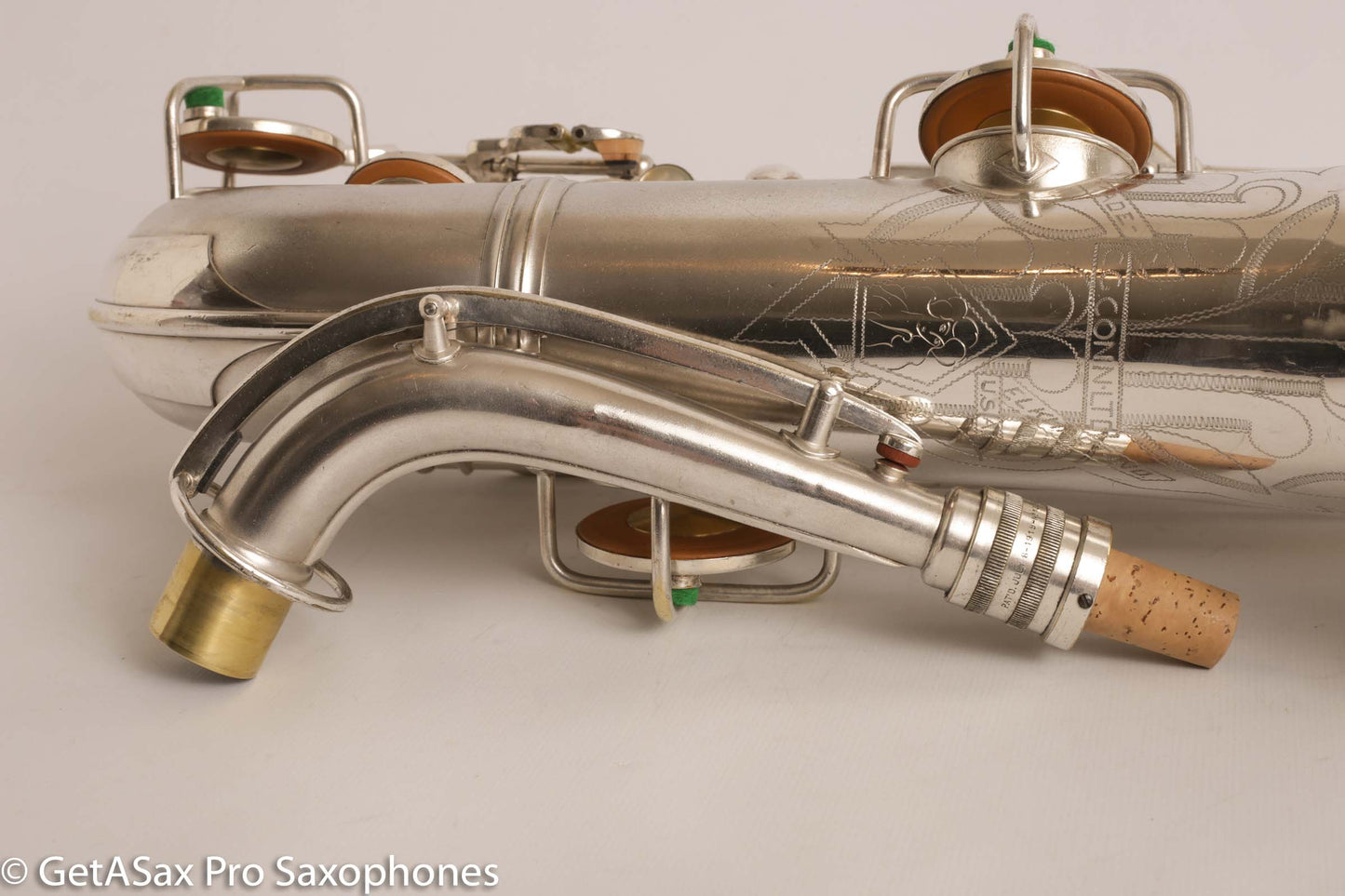 Conn 8M C Melody Unbelievable Condition Fresh Overhaul Original Silver Naked Lady 274636