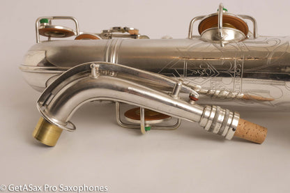 Conn 8M C Melody Unbelievable Condition Fresh Overhaul Original Silver Naked Lady 274636
