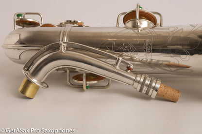 Conn 8M C Melody Unbelievable Condition Fresh Overhaul Original Silver Naked Lady 274636