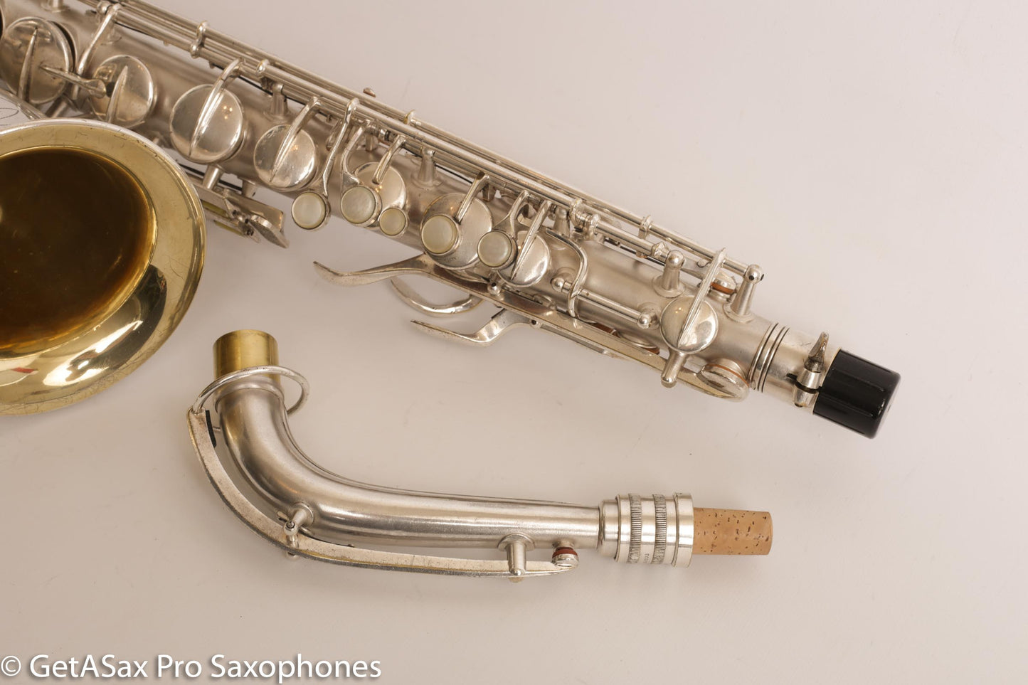 Conn 8M C Melody Unbelievable Condition Fresh Overhaul Original Silver Naked Lady 274636