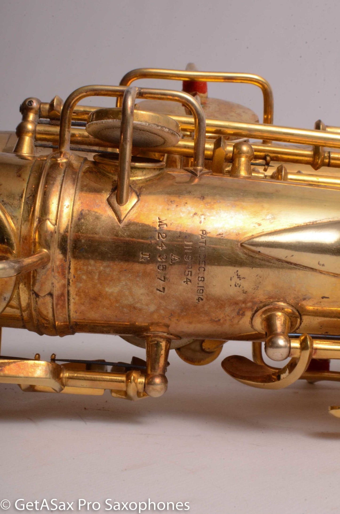 Conn NWII / 6M Transitional Alto Burnished Gold Art Deco Outstanding