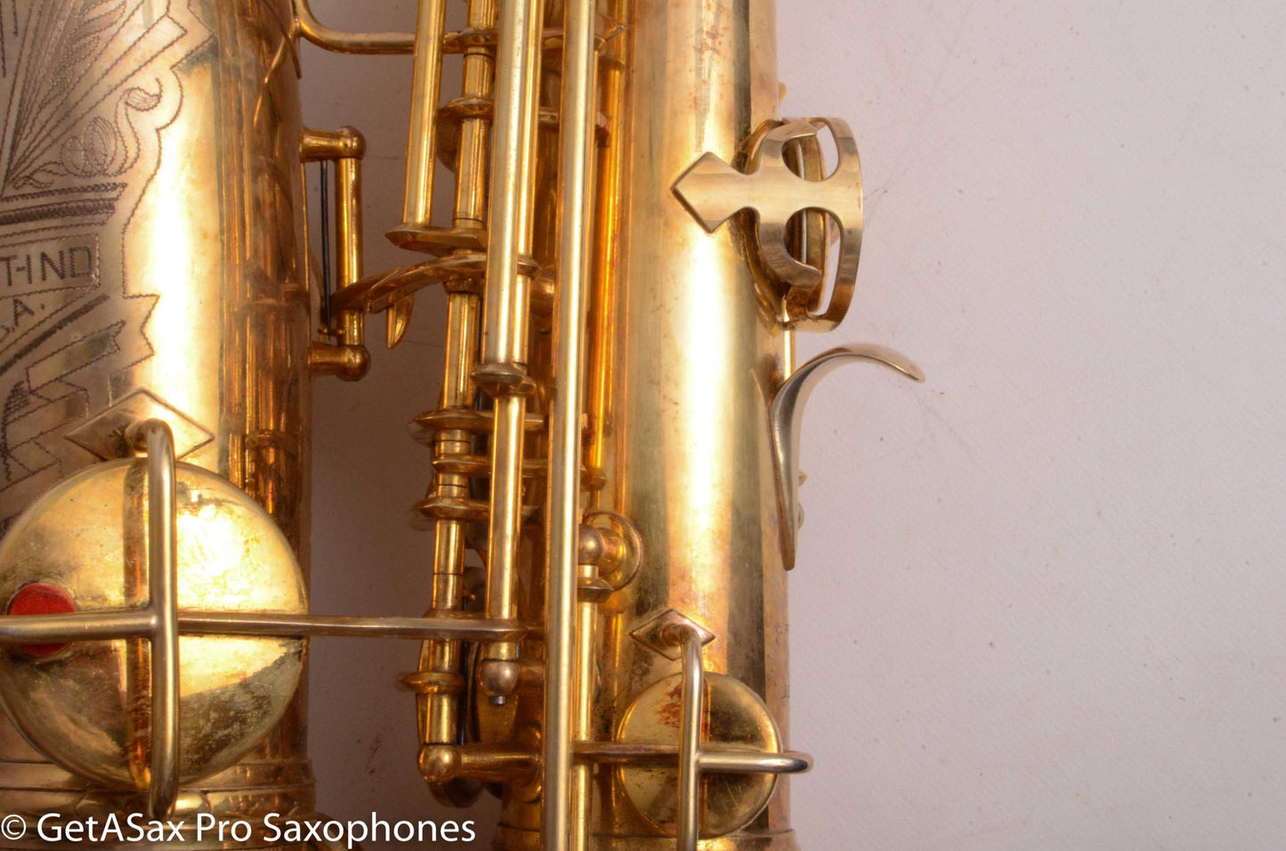Conn NWII / 6M Transitional Alto Burnished Gold Art Deco Outstanding
