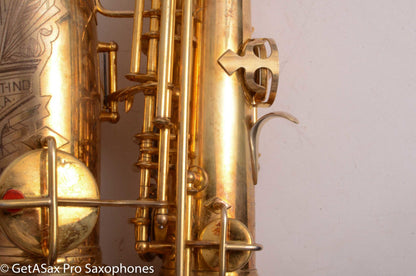 Conn NWII / 6M Transitional Alto Burnished Gold Art Deco Outstanding
