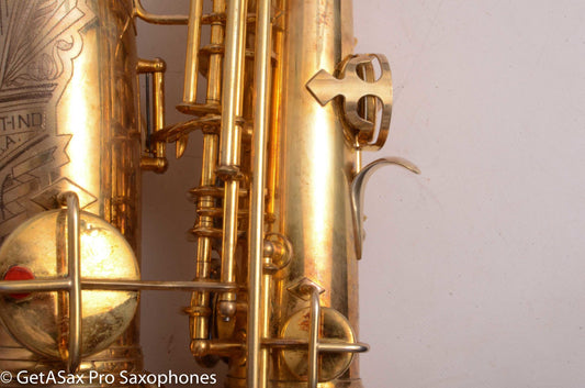 Conn NWII / 6M Transitional Alto Burnished Gold Art Deco Outstanding