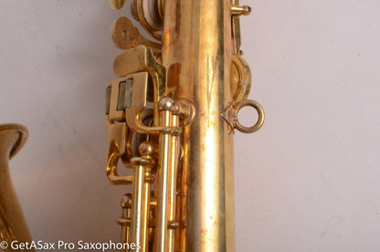 Conn NWII / 6M Transitional Alto Burnished Gold Art Deco Outstanding