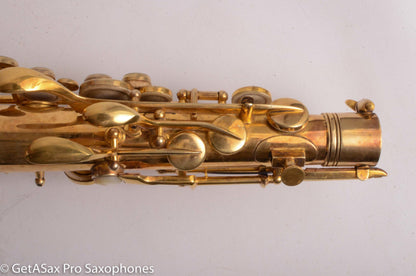Conn NWII / 6M Transitional Alto Burnished Gold Art Deco Outstanding