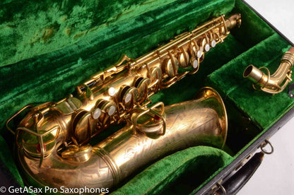 Conn NWII / 6M Transitional Alto Burnished Gold Art Deco Outstanding