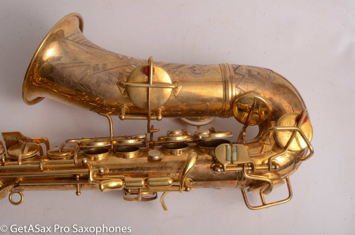 Conn NWII / 6M Transitional Alto Burnished Gold Art Deco Outstanding