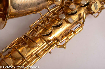 Conn NWII / 6M Transitional Alto Burnished Gold Art Deco Outstanding