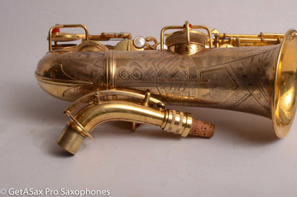 Conn NWII / 6M Transitional Alto Burnished Gold Art Deco Outstanding