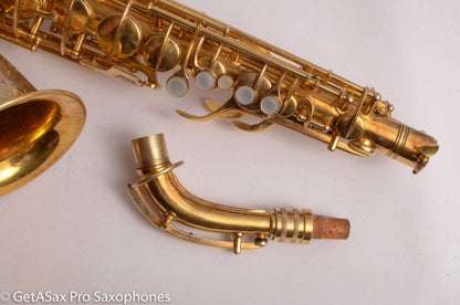 Conn NWII / 6M Transitional Alto Burnished Gold Art Deco Outstanding