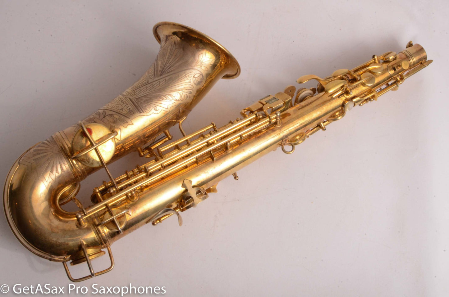 Conn NWII / 6M Transitional Alto Burnished Gold Art Deco Outstanding