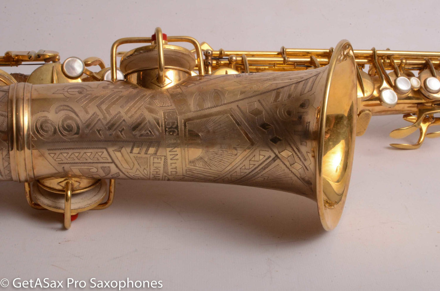 Conn NWII / 6M Transitional Alto Burnished Gold Art Deco Outstanding