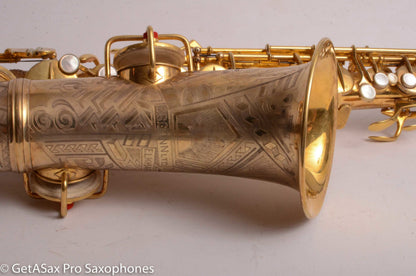 Conn NWII / 6M Transitional Alto Burnished Gold Art Deco Outstanding