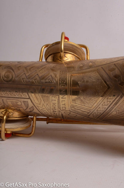 Conn NWII / 6M Transitional Alto Burnished Gold Art Deco Outstanding
