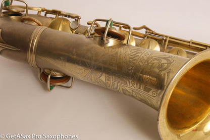 Conn Gold Art Deco Transitional NWII Tenor Rare and Fantastic! 243453