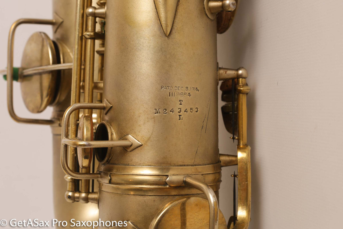 Conn Gold Art Deco Transitional NWII Tenor Rare and Fantastic! 243453