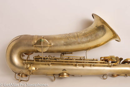Conn Gold Art Deco Transitional NWII Tenor Rare and Fantastic! 243453