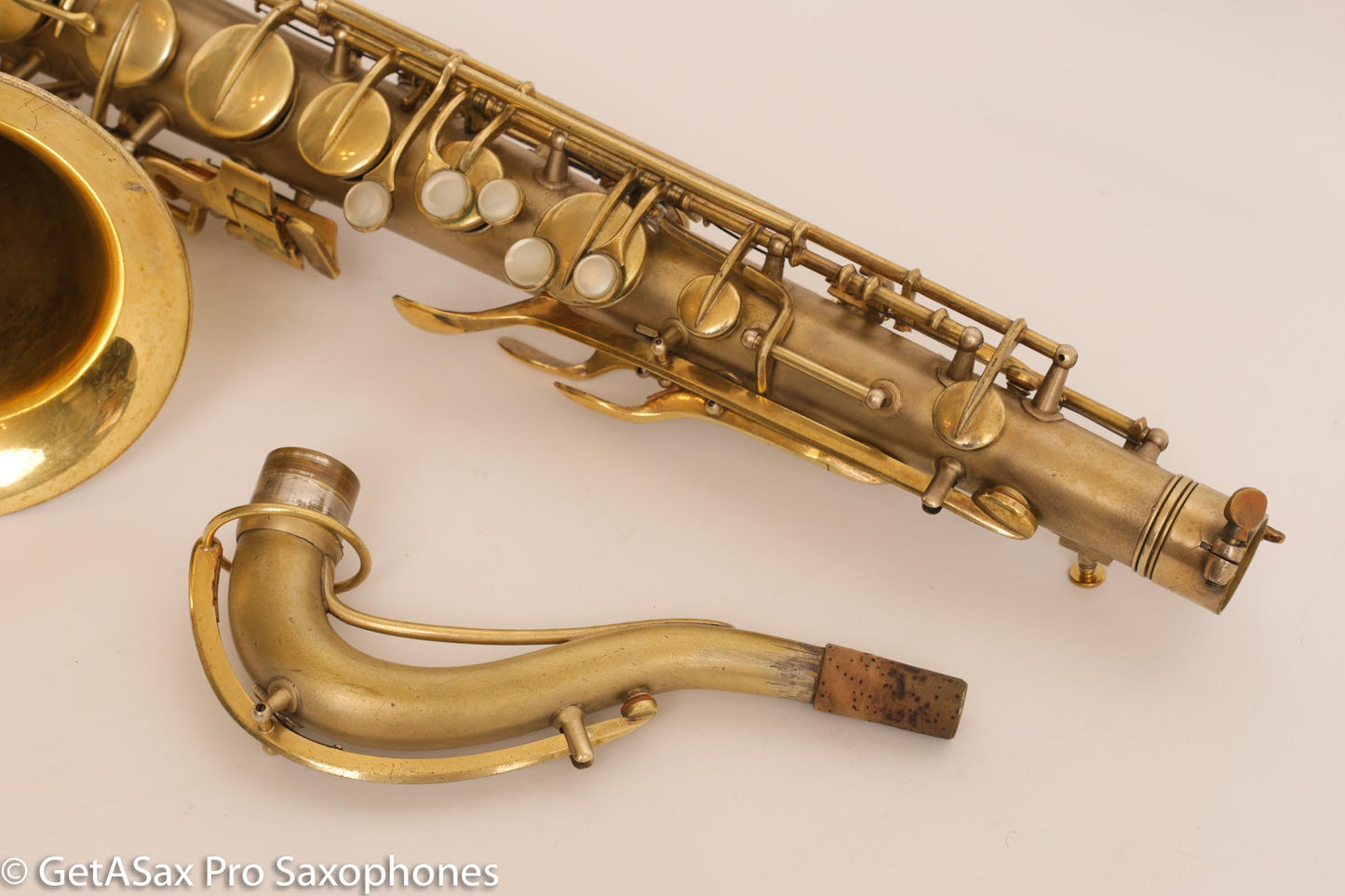 Conn Gold Art Deco Transitional NWII Tenor Rare and Fantastic! 243453