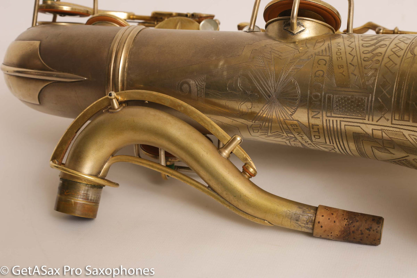 Conn Gold Art Deco Transitional NWII Tenor Rare and Fantastic! 243453