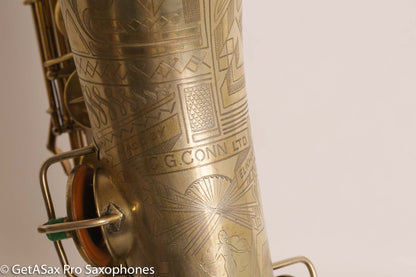 Conn Gold Art Deco Transitional NWII Tenor Rare and Fantastic! 243453