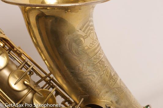 Conn Gold Art Deco Transitional NWII Tenor Rare and Fantastic! 243453