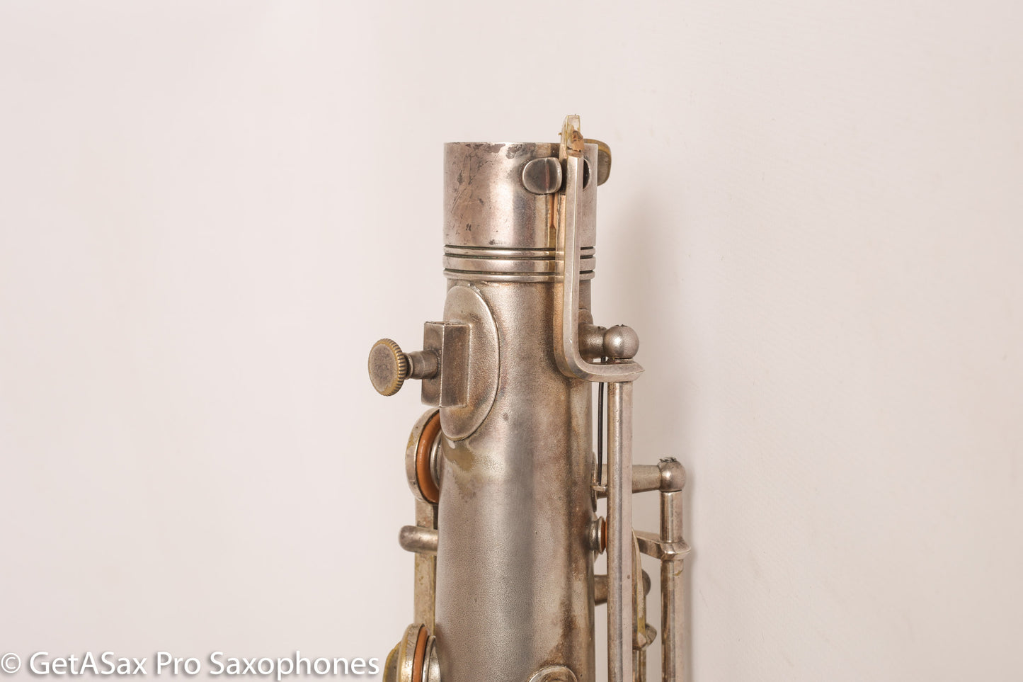 Conn Art Deco Transitional NWII / 10M Tenor Original Silver Plate Recent Overhaul 244566