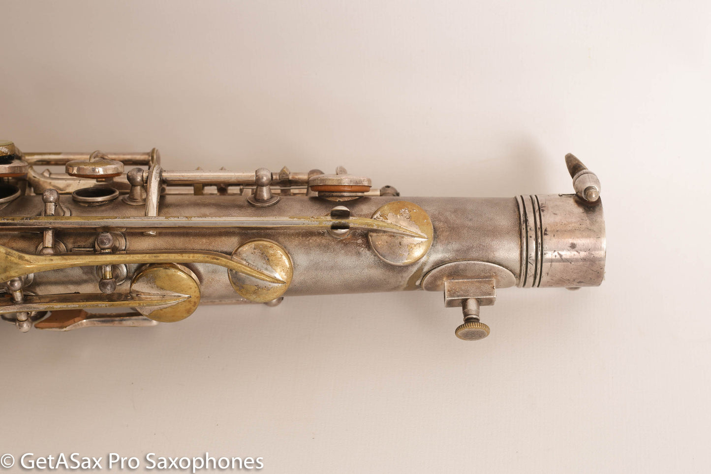 Conn Art Deco Transitional NWII / 10M Tenor Original Silver Plate Recent Overhaul 244566