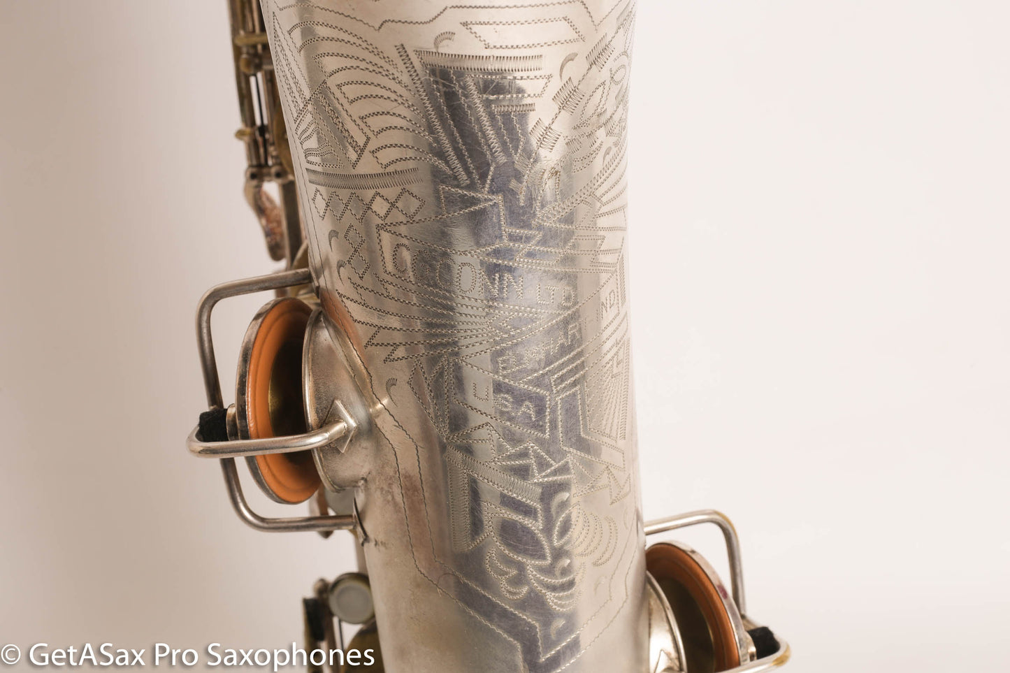 Conn Art Deco Transitional NWII / 10M Tenor Original Silver Plate Recent Overhaul 244566