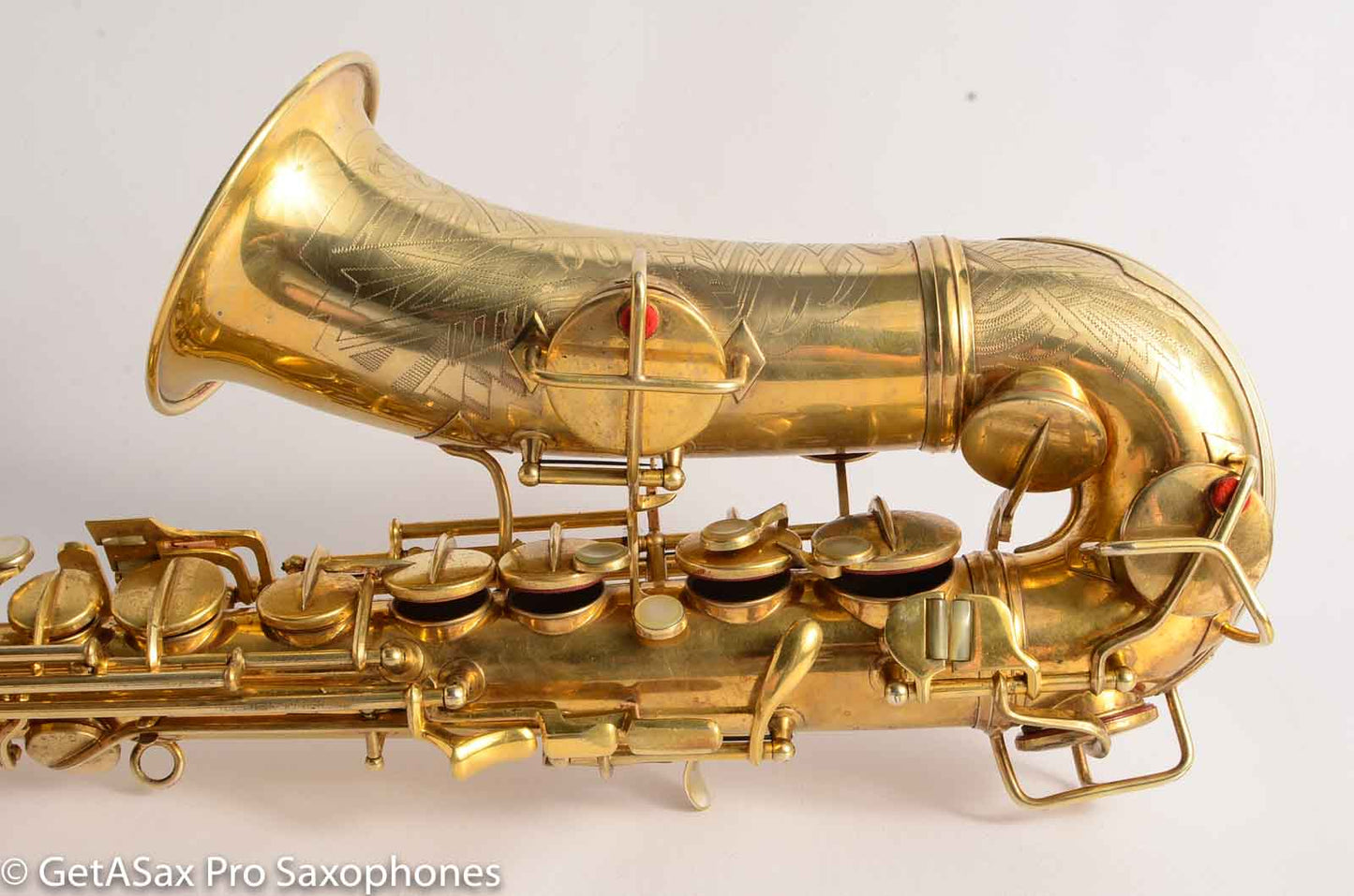 Conn 6M Transitional Art Deco Burnished Gold Plate Alto Saxophone The Best!