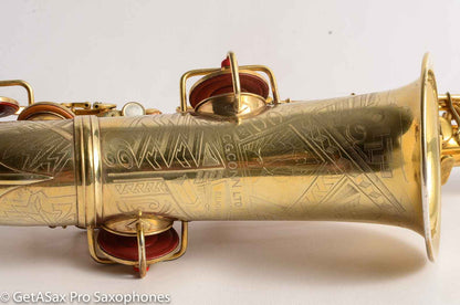 Conn 6M Transitional Art Deco Burnished Gold Plate Alto Saxophone The Best!