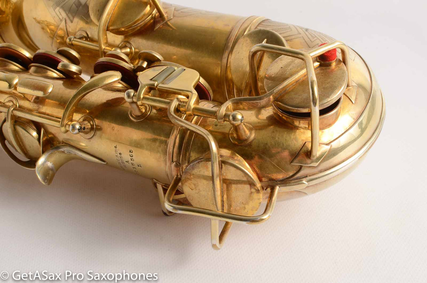 Conn 6M Transitional Art Deco Burnished Gold Plate Alto Saxophone The Best!