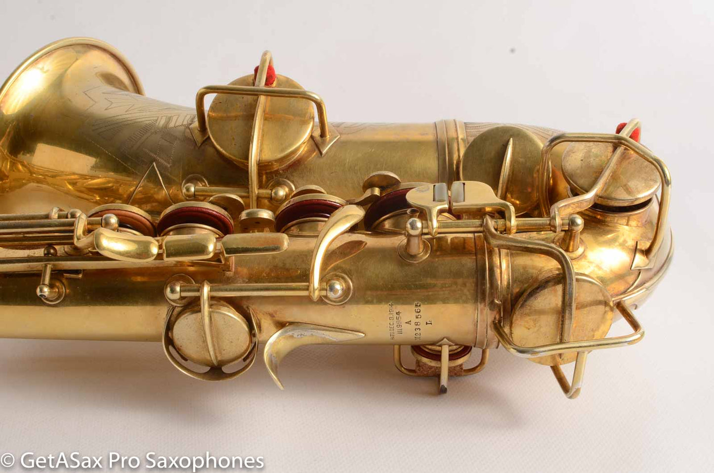 Conn 6M Transitional Art Deco Burnished Gold Plate Alto Saxophone The Best!
