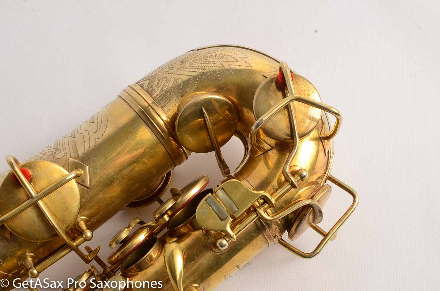 Conn 6M Transitional Art Deco Burnished Gold Plate Alto Saxophone The Best!