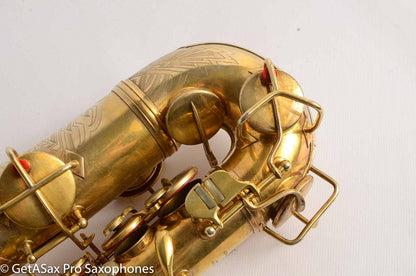 Conn 6M Transitional Art Deco Burnished Gold Plate Alto Saxophone The Best!