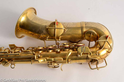 Conn 6M Transitional Art Deco Burnished Gold Plate Alto Saxophone The Best!