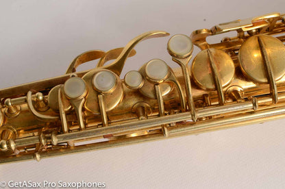 Conn 6M Transitional Art Deco Burnished Gold Plate Alto Saxophone The Best!
