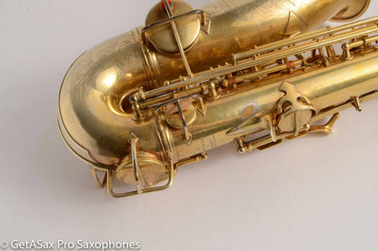 Conn 6M Transitional Art Deco Burnished Gold Plate Alto Saxophone The Best!
