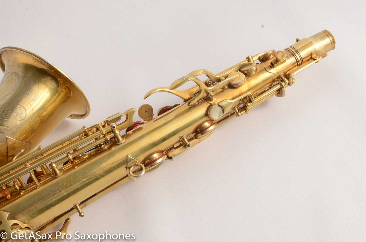 Conn 6M Transitional Art Deco Burnished Gold Plate Alto Saxophone The Best!