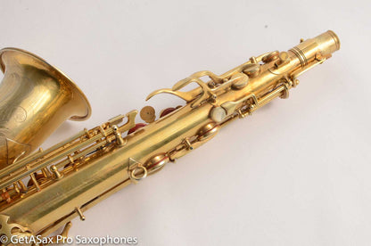 Conn 6M Transitional Art Deco Burnished Gold Plate Alto Saxophone The Best!