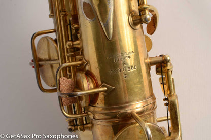 Conn 6M Transitional Art Deco Burnished Gold Plate Alto Saxophone The Best!