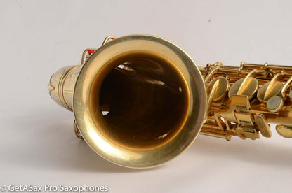 Conn 6M Transitional Art Deco Burnished Gold Plate Alto Saxophone The Best!