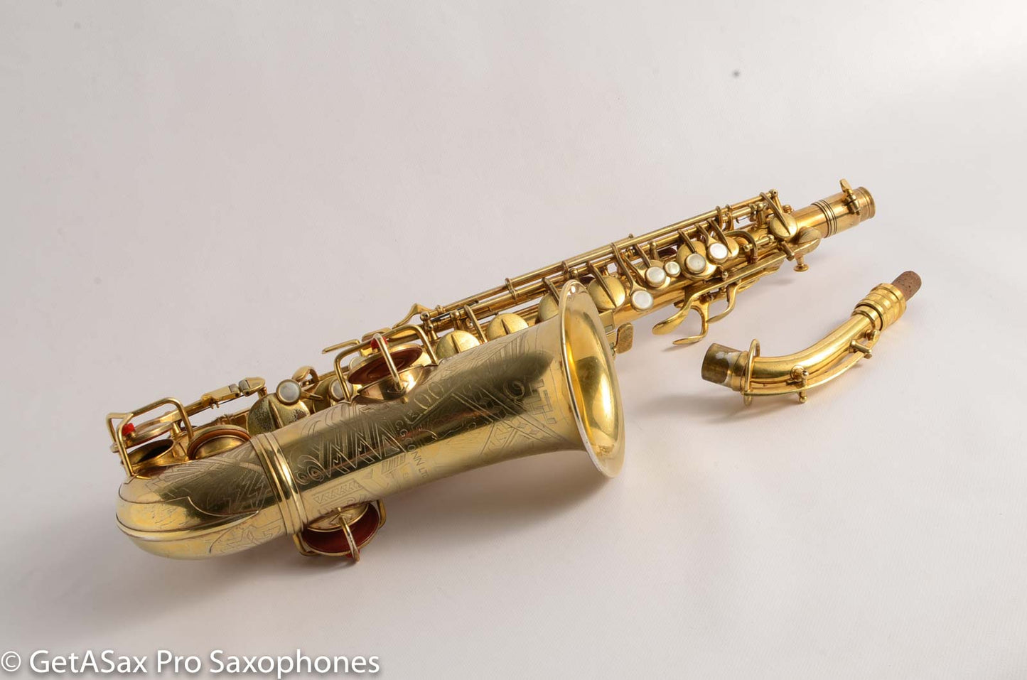 Conn 6M Transitional Art Deco Burnished Gold Plate Alto Saxophone The Best!