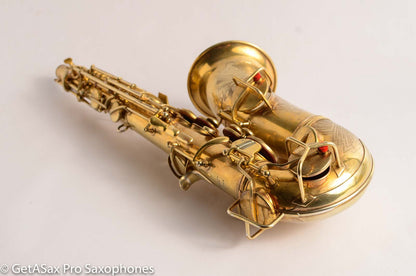 Conn 6M Transitional Art Deco Burnished Gold Plate Alto Saxophone The Best!