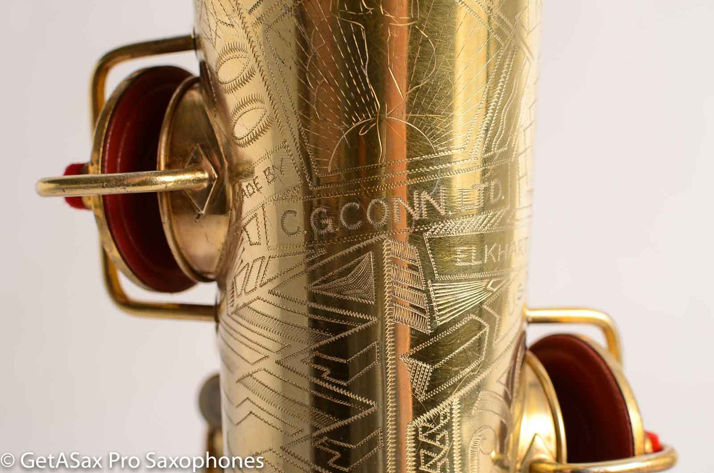 Conn 6M Transitional Art Deco Burnished Gold Plate Alto Saxophone The Best!
